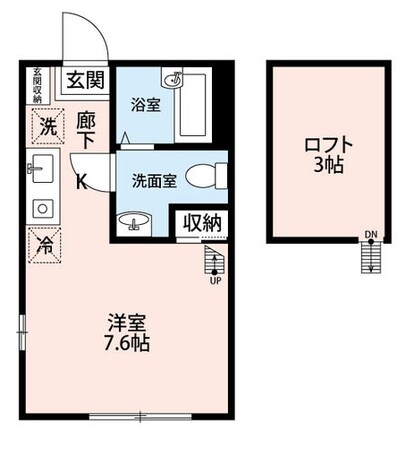 菊名駅 徒歩23分 1階の物件間取画像